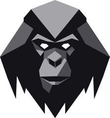 Fototapeta premium Baboon Tribe Design Baboon Crowned Heraldry