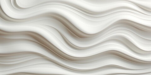 Abstract 3d white background, organic shapes pattern texture.