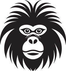 Primate Mascot Design Baboon Graphic Badge