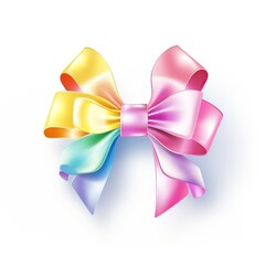 bows on white background