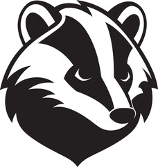 Badger Kingdom Seal Badger Face Badge