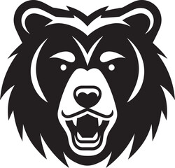 Bear Kingdom Insignia Bear Face Royalty