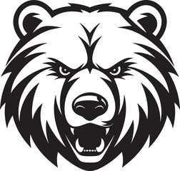 Bear Royalty Crest Bear Monarch Symbol
