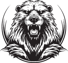 Beaver Monarch Symbol Beaver Crowned Badge