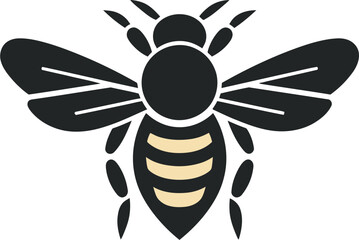 Bee Crowned Emblem Bee Sovereign Seal