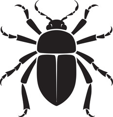 Minimalist Beetle Icon Beetle Majesty Insignia