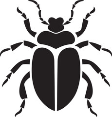 Graceful Beetle Badge Beetle Crest Design