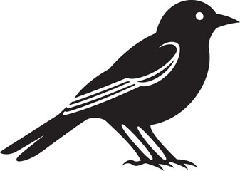 Golden Finch Icon Blackbird Sovereign Badge