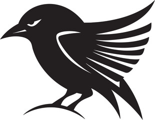 Phoenix Rising Logo Raptor Silhouette