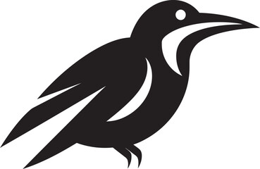 Stylized Raven Crest Puffin Precision