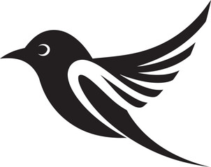 Obraz premium Crow's Vigilance Kestrel Flight Emblem