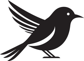 Raven's Flight Logo Graceful Falcon Icon