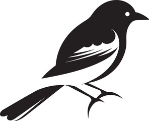 Nighttime Heron Emblem Swift Seagull Logo