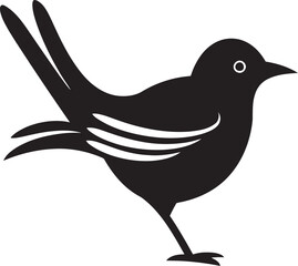 Graceful Peacock Crest Sparrow Serenity Design