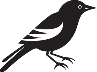 Stork in Silhouette Kestrel's Vigilance Icon