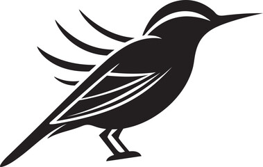 Falcon in Flight Badge Kingfisher Monogram