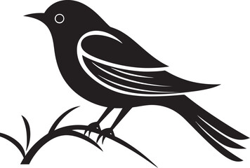 Majestic Seagull Emblem Stylized Hummingbird Design
