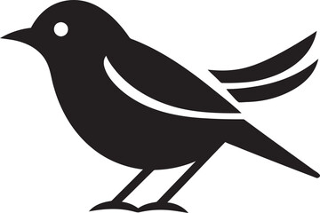 Phoenix in Flight Raptor Silhouette Icon