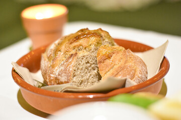 Hogaza de pan casero