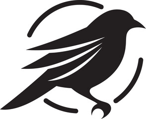 Night Owl in Spotlight Swift Hummingbird Emblem