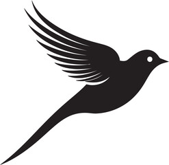 Hawk's Majesty Badge Pigeon in Silhouette