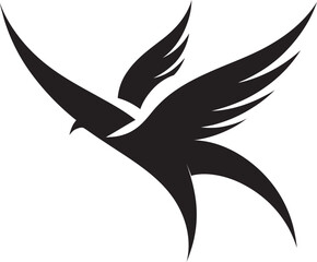 Stylized Albatross Crest Swan in Moonlight