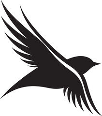Falcon in Flight Badge Kingfisher Monogram