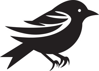 Heron in Moonlight Serene Sparrow's Flight