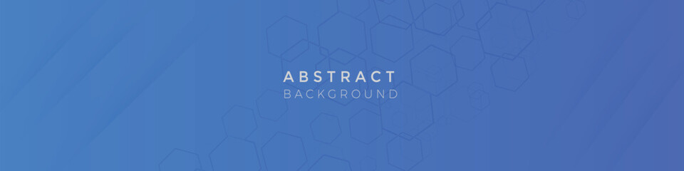 Abstract background social media banner template design