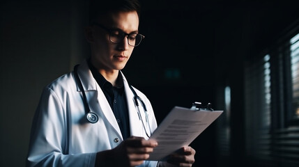 Doctor giving hope. Close up shot of young female physician leaning forward to smiling elderly lady patient holding her hand in palms. Woman caretaker in white coat supporting