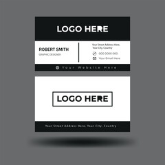 Fototapeta na wymiar Business card minimal and simple business card.