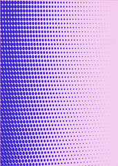 Blue dots vertical background with copy space for text or image, Usable for banner, poster, cover, Ad, events, party, sale, celebrations, and various design works