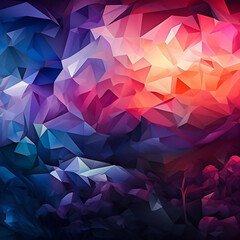 Naklejka premium abstract background with triangles