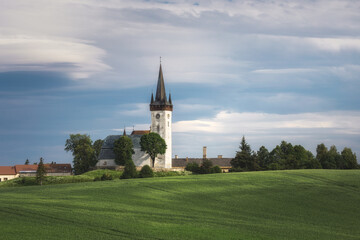 Fototapeta na wymiar Church of Saint Ladislaus in Spissky Stvrtok - Slovakia
