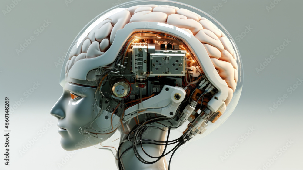Aufkleber future of braincomputer interfaces a neuroimplant spet working on a patients neural implant that all