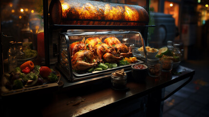 Tasty rotisserie and street food, but classy and genuine