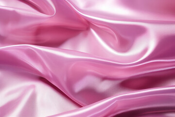 Fototapeta premium Closeup of shiny nylon Shiny nylon has a glossy and reflective surface, giving it a rous appearance. It is smooth to the touch and has a slick feel.