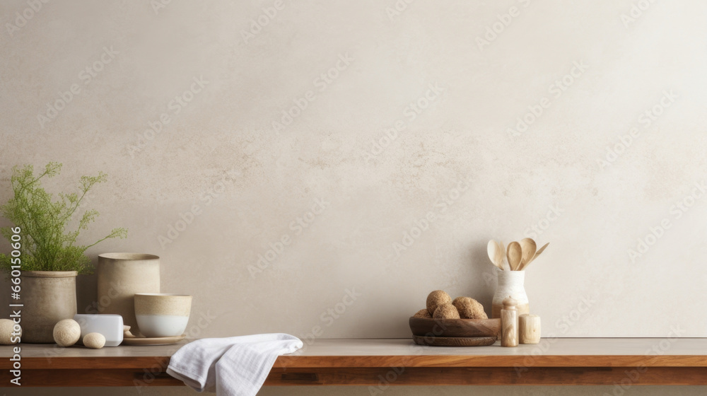 Poster texture of muted beige travertine with numerous tiny pitted holes that give it a delicate and refine