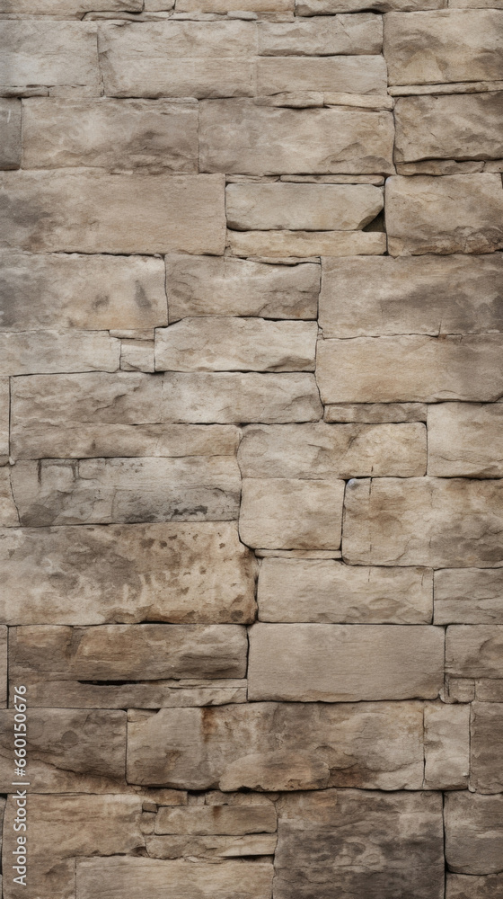 Poster texture of a weathered tumbled stone, showcasing a faded patina and erosion marks that give it a uni