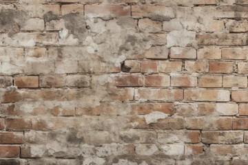 Texture of an old brick wall with deep crevices and grooves, giving the surface a textured and uneven appearance.