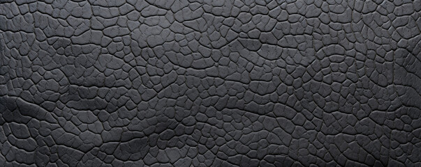 Closeup of creviced rubber texture This texture has a highly textured surface with deep crevices and fissures. The rubber material appears worn and weathered, with a dull, matte finish.