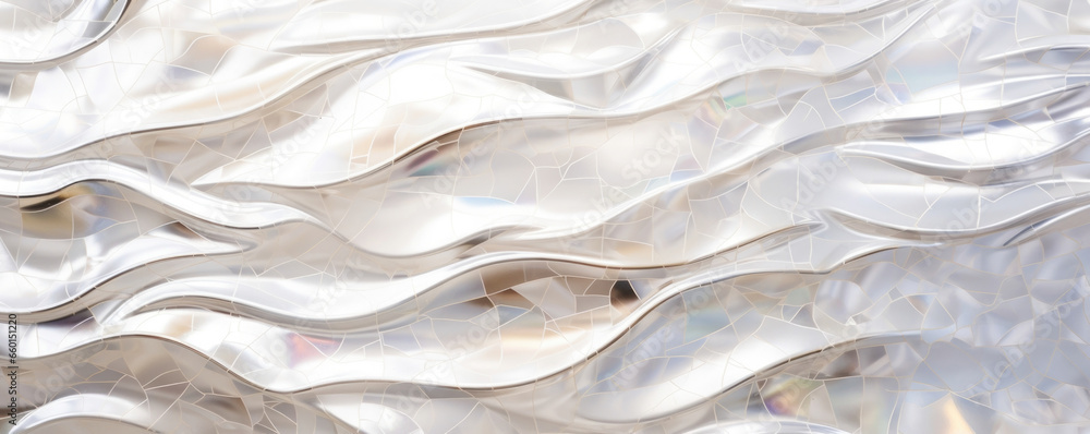 Poster texture of a sparkling refractory ceramic surface, appearing smooth but capturing a complex and intr