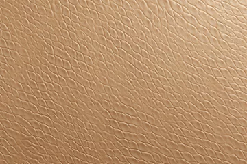 Deurstickers Texture of faux ostrich leather With a distinctive faux pattern, this texture mimics the look of ostrich skin. It has a glossy finish and is known for its durability and resistance to scratches. © Justlight
