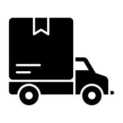 Van Logistcs Glyph Icon