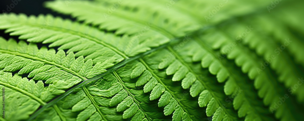 Poster closeup of the textured surface of a fern frond, showcasing a mix of smooth and jagged edges that ad
