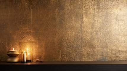 Texture of brass with a hammered effect, resulting in a heavily textured surface with a rugged, industrial feel.