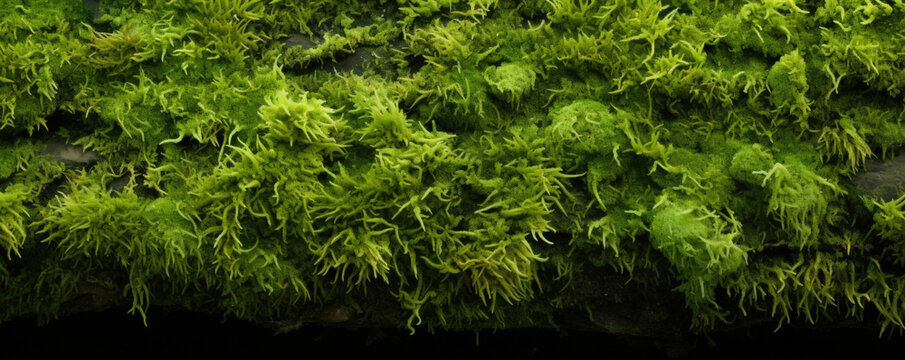 Closeup of a patch of moss with varying shades of green, showcasing its ability to adapt and thrive in different environments.