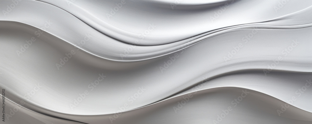 Poster closeup of rippled palladium with a wavy and undulating surface, this texture has a fluid and dynami