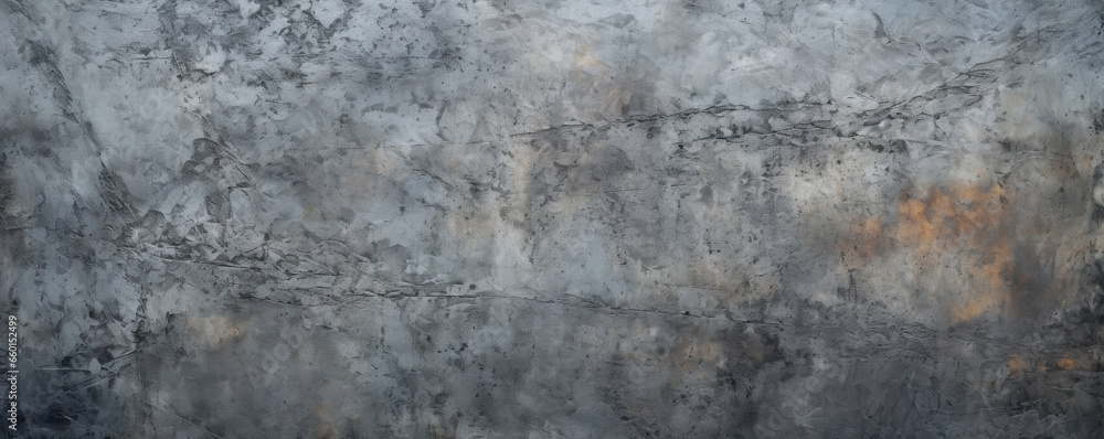 Poster closeup of gunmetal gray grunge texture a macro view of a grungy and gritty texture, with a mix of r