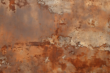 Fototapeta premium Texture of a rusted metal with a bumpy and uneven surface, showcasing the natural weathering and corrosion over time.